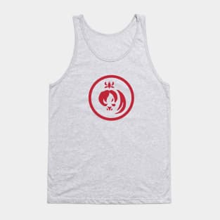 Red Rebel Faction Emblem Tank Top